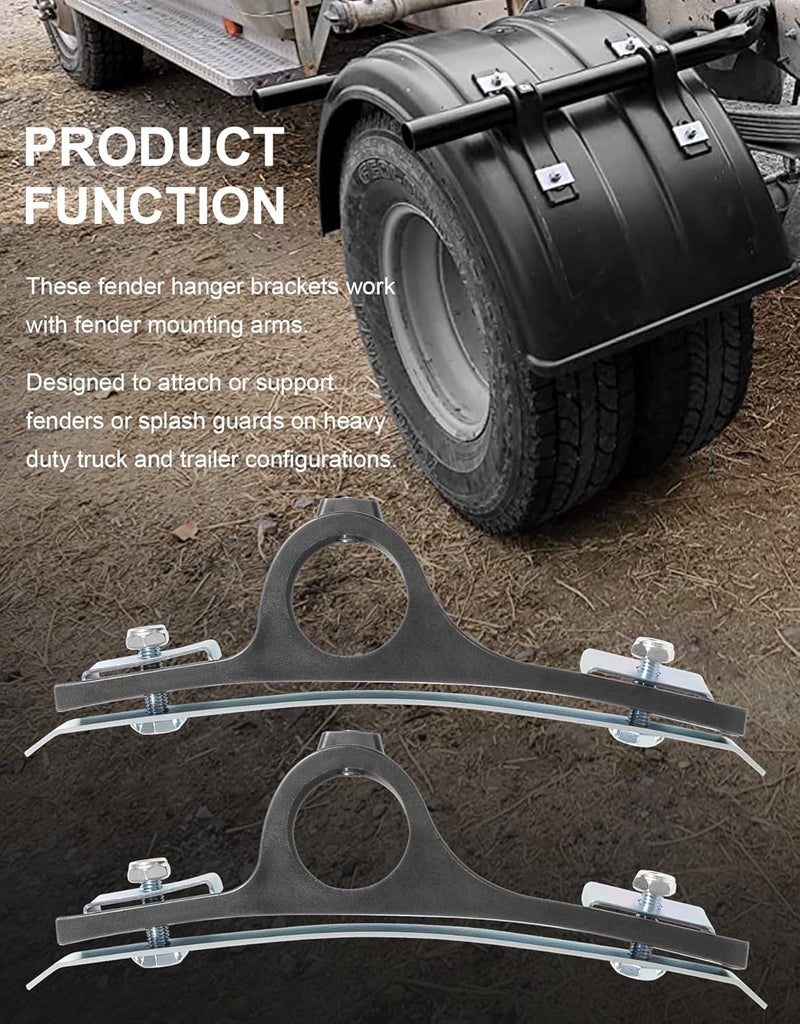 Deargooday 1 Pair Fender Hanger Mounting Bracket Assembly 8591005 for Use with 8590195 & 8590245 Poly Fender - Image 3